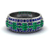 Baguette Emerald Eternity Wedding Band - Billy No. 66
