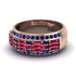 Baguette Ruby Eternity Wedding Band - Billy No. 71