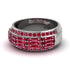 Baguette Ruby Eternity Wedding Band - Billy No. 57
