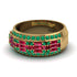 Baguette Ruby Eternity Wedding Band - Billy No. 25