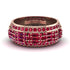 Baguette Ruby Eternity Wedding Band - Billy No. 56