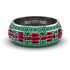 Baguette Ruby Eternity Wedding Band - Billy No. 27 image 1