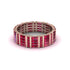 Baguette Ruby Eternity Wedding Band - Keegan No. 11 image 3