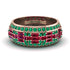 Baguette Ruby Eternity Wedding Band - Billy No. 26 image 1