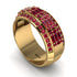 Baguette Ruby Eternity Wedding Band - Billy No. 55
