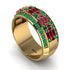 Baguette Ruby Eternity Wedding Band - Billy No. 25 image 3