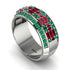 Baguette Ruby Eternity Wedding Band - Billy No. 27 image 3