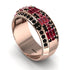 Baguette Ruby Eternity Wedding Band - Billy No. 41