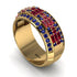 Baguette Ruby Eternity Wedding Band - Billy No. 70