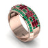 Baguette Ruby Eternity Wedding Band - Billy No. 26 image 3