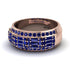 Baguette Sapphire Eternity Wedding Band - Billy No. 74