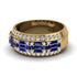 Baguette Sapphire Eternity Wedding Band - Billy No. 13 image 2