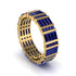 Baguette Sapphire Eternity Wedding Band - Keegan No. 13 image 2