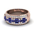 Baguette Sapphire Eternity Wedding Band - Billy No. 14 image 2