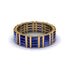 Baguette Sapphire Eternity Wedding Band - Keegan No. 13 image 3