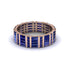 Baguette Sapphire Eternity Wedding Band - Keegan No. 14 image 3