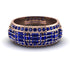 Baguette Sapphire Eternity Wedding Band - Billy No. 74 image 1