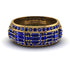 Baguette Sapphire Eternity Wedding Band - Billy No. 73
