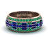 Baguette Sapphire Eternity Wedding Band - Billy No. 29 image 1