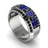Baguette Sapphire Eternity Wedding Band - Billy No. 45 image 3