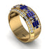 Baguette Sapphire Eternity Wedding Band - Billy No. 13 image 3