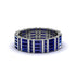 Baguette Sapphire Eternity Wedding Band - Keegan No. 15