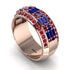 Baguette Sapphire Eternity Wedding Band - Billy No. 59