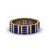 Baguette Sapphire Eternity Wedding Band - Keegan No. 13 image 1
