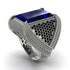 Baguette Sapphire Majestic Men's Fashion Ring - Flynn No. 45