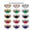 Modern Geometric Emerald Gold Engagement Ring - Beverly No. 20