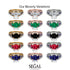 Modern Geometric Emerald Gold Engagement Ring - Beverly No. 64 image 10