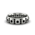 Black Diamond Gold Men's Wedding Ring - Zion No. 39 image 2