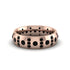 Black Diamond Gold Men's Wedding Ring - Zion No. 38