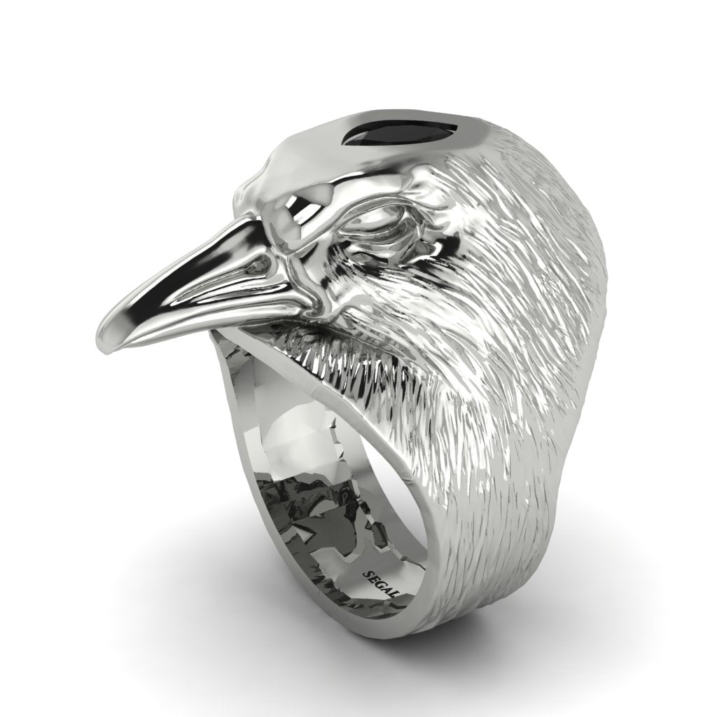 Black Diamond Raven Men's Fashion Ring - Maverick No. 9