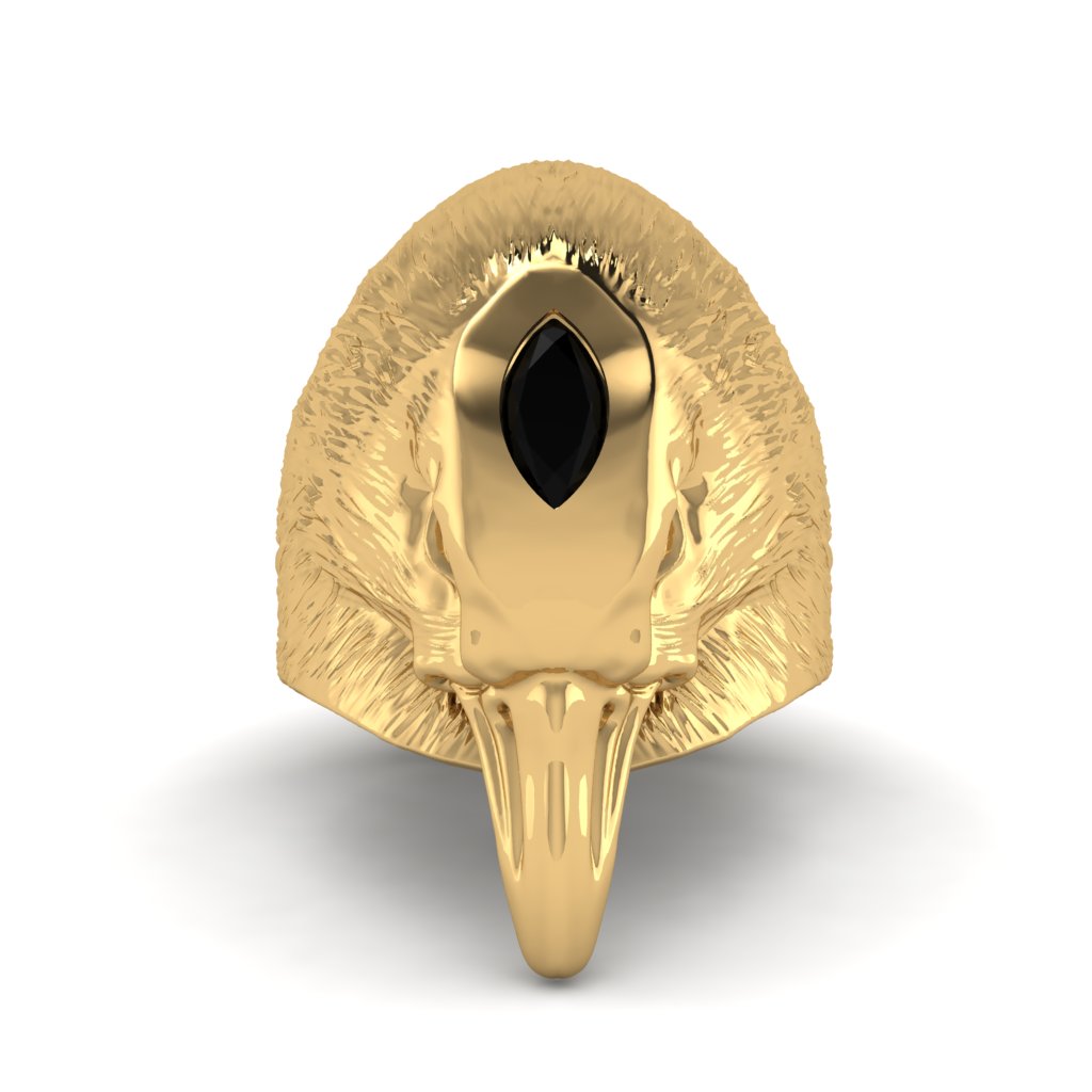 Black Diamond Raven Men's Fashion Ring - Maverick No. 7