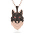 Black Diamond Wolf Spirit Pendant - Gabriel No. 41 image 1