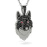 Black Diamond Wolf Spirit Pendant - Gabriel No. 42 image 2