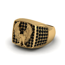 Black Diamonds Luxury Gold Eagle Ring - Sutton No. 7 image 1