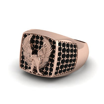 Black Diamonds Luxury Gold Eagle Ring - Sutton No. 8 image 1