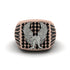 Black Diamonds Luxury Gold Eagle Ring - Sutton No. 38 image 2