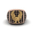 Black Diamonds Luxury Gold Eagle Ring - Sutton No. 23 image 2