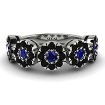 Sapphire Blossom Of Eternity Wedding Ring - Yaretzi No. 45 image 1