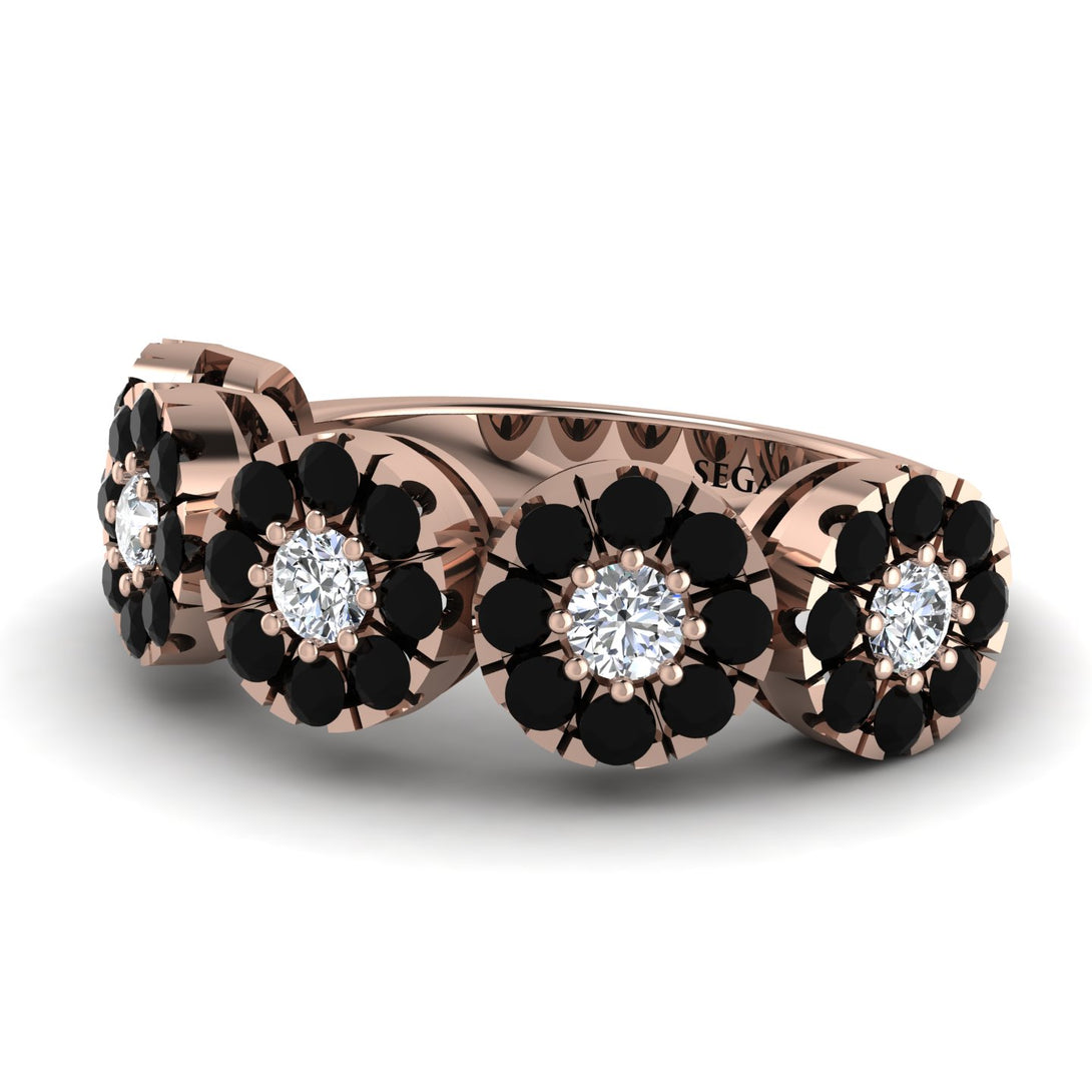 Diamond Blossom Of Eternity Wedding Ring - Yaretzi No. 32