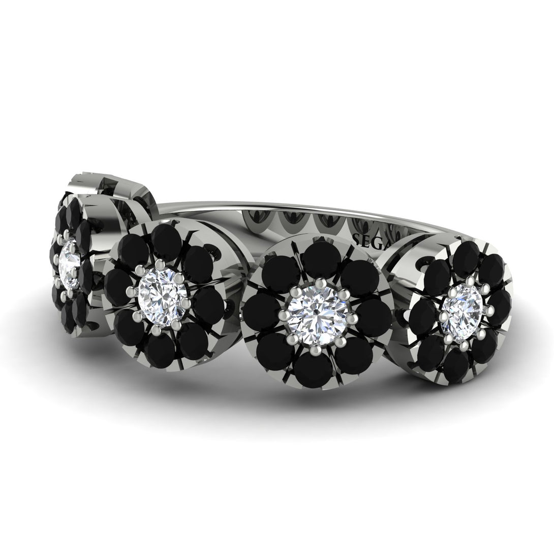 Diamond Blossom Of Eternity Wedding Ring - Yaretzi No. 33
