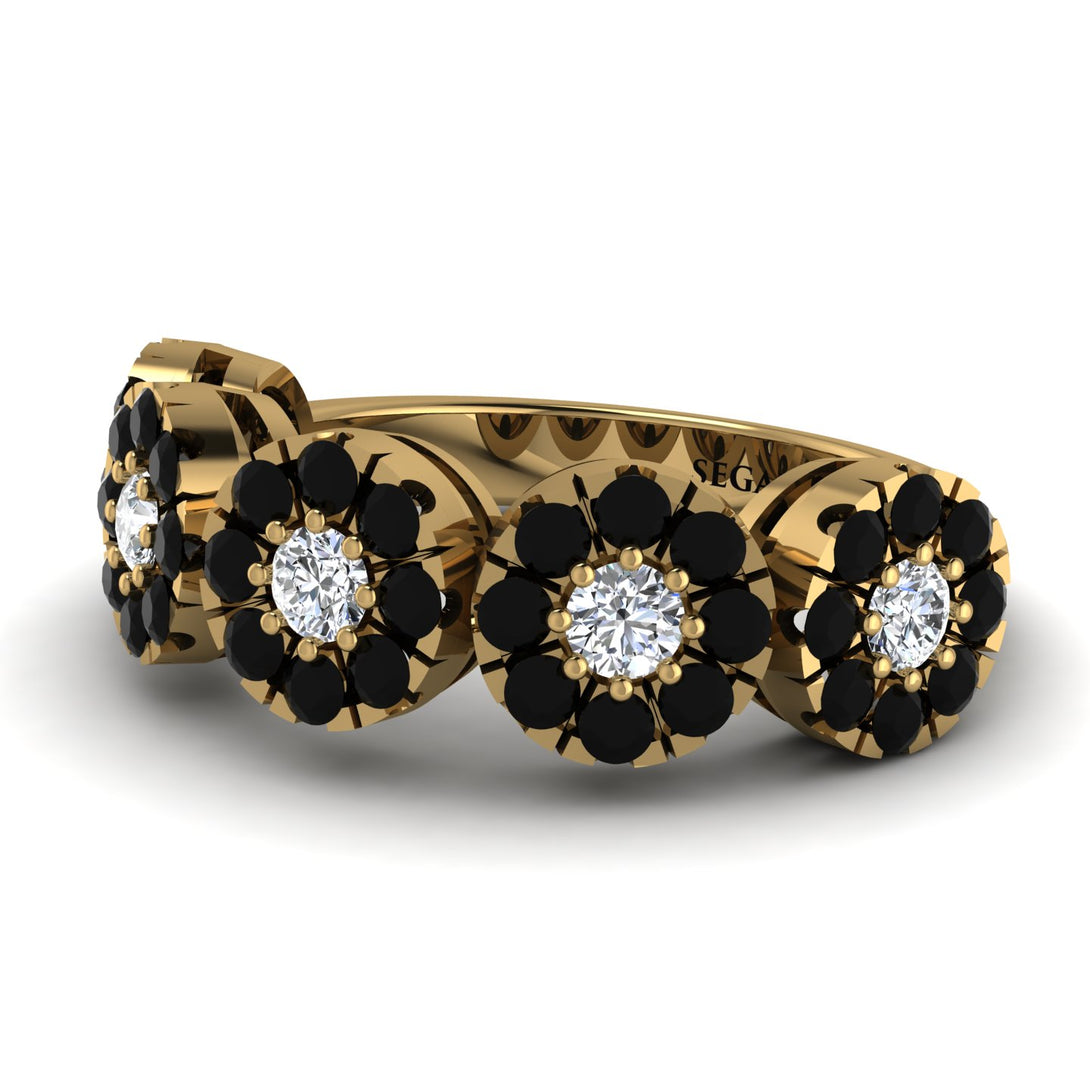 Diamond Blossom Of Eternity Wedding Ring - Yaretzi No. 31