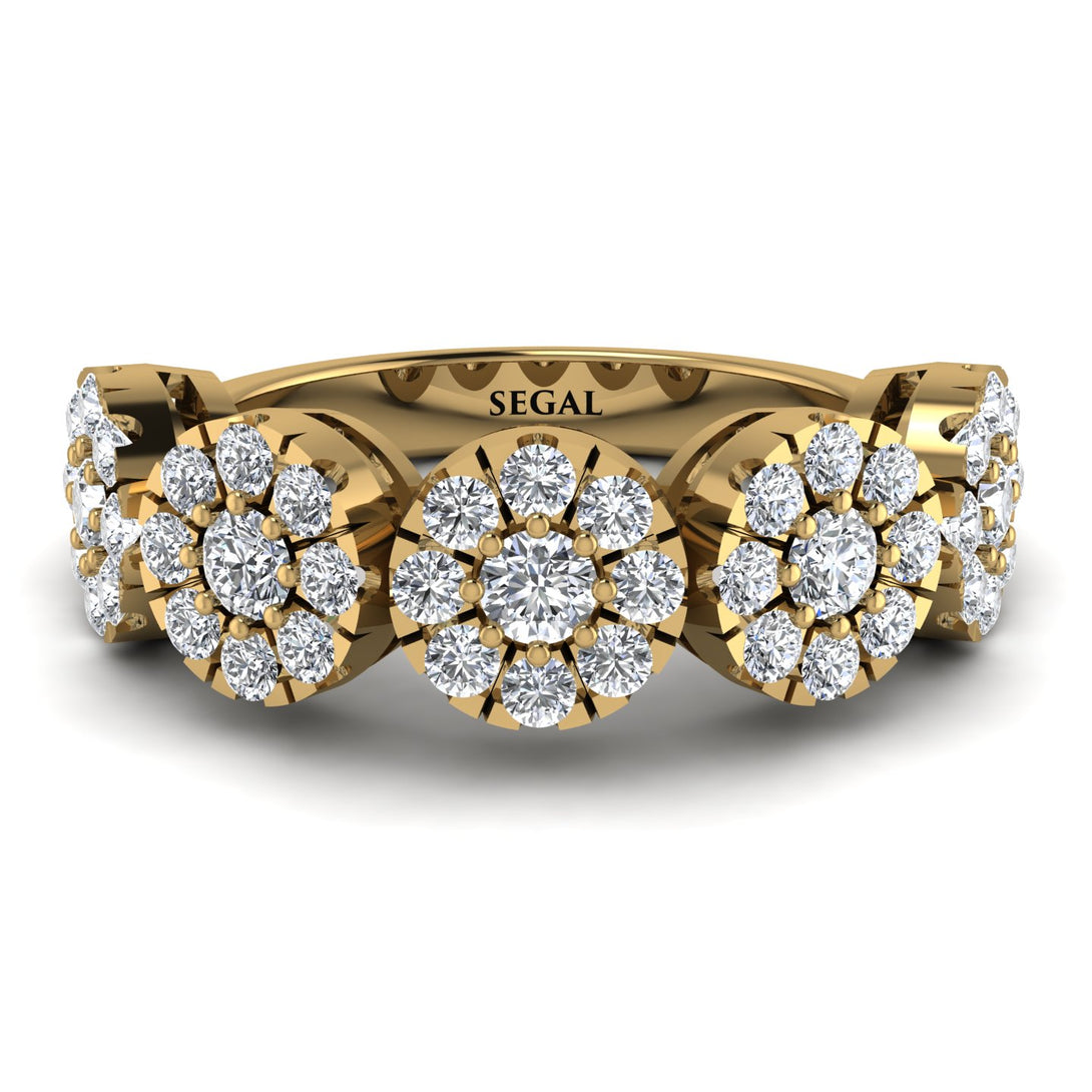 Diamond Blossom Of Eternity Wedding Ring - Yaretzi No. 1
