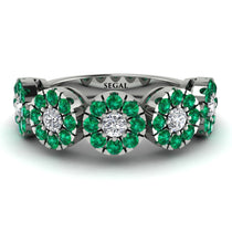 Diamond Blossom Of Eternity Wedding Ring - Yaretzi No. 18 image 1