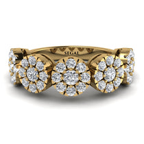 Diamond Blossom Of Eternity Wedding Ring - Yaretzi No. 1 image 1
