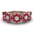 Diamond Blossom Of Eternity Wedding Ring - Yaretzi No. 47