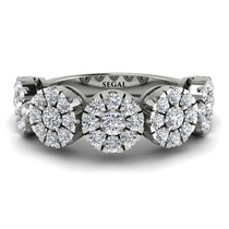 Diamond Blossom Of Eternity Wedding Ring - Yaretzi No. 3 image 1